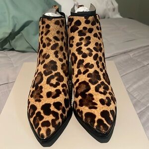 Mark Fisher MLYALELY leopard flat booties
